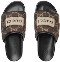 구찌 GG 슬라이드 샌들 (에보니) 771466-FACTE-8644 Lookbook 구찌 GG 슬라이드 샌들 (에보니) 771466-FACTE-8644