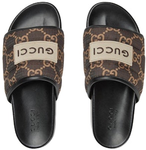 구찌 GG 슬라이드 샌들 (에보니) 771466-FACTE-8644 Lookbook 구찌 GG 슬라이드 샌들 (에보니) 771466-FACTE-8644
