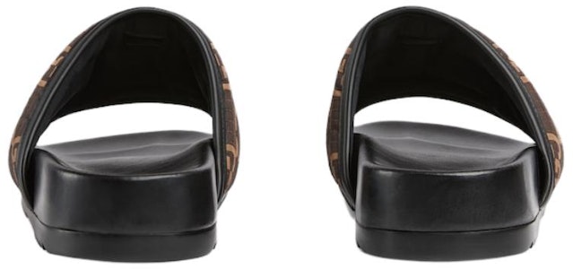 구찌 GG 슬라이드 샌들 (에보니) 771466-FACTE-8644 Shop 구찌 GG 슬라이드 샌들 (에보니) 771466-FACTE-8644