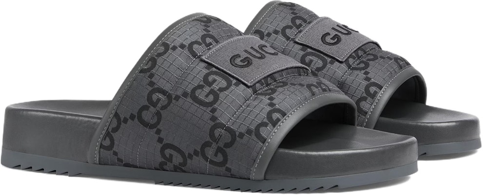 Sandal Slide Gucci GG 'Monogram GG - Abu Hitam' 771466-FACTE-1143 Order Sandal Slide Gucci GG 'Monogram GG - Abu Hitam' 771466-FACTE-1143