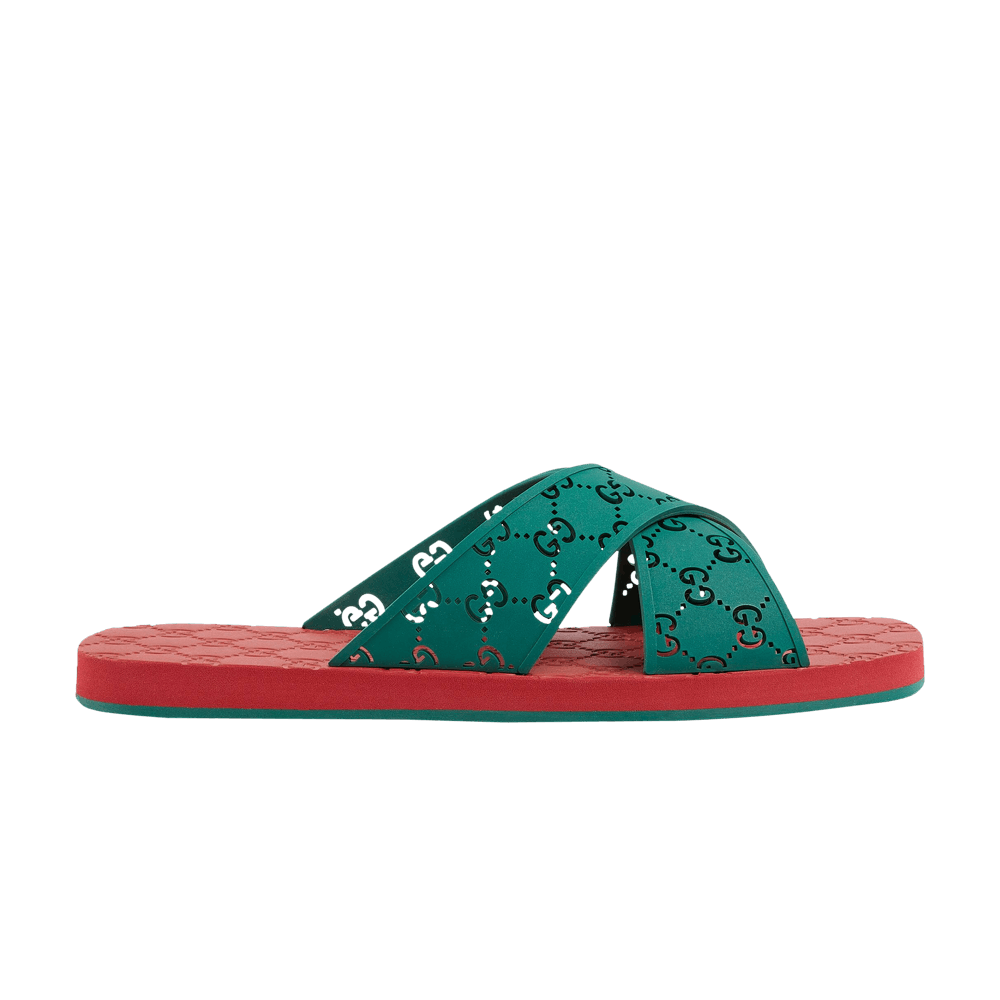 Gucci GG Slide Sandal 'Green' 634082 JER00 3020