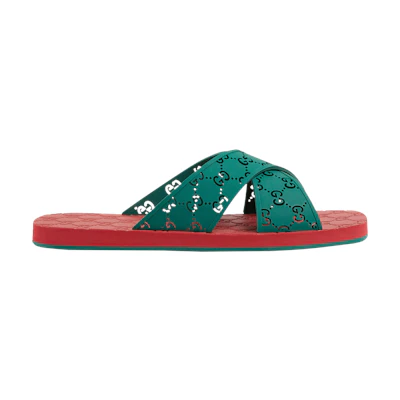 Gucci GG Slide Sandal 'Green'