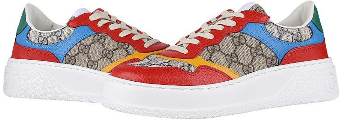 Zapatillas Gucci GG 'Beige Rojo Azul' 726828-FABAV-4050 Lookbook Zapatillas Gucci GG 'Beige Rojo Azul' 726828-FABAV-4050