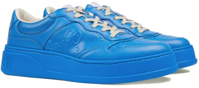 Gucci GG Sneaker 'Embossed Biru Cerah' 700641-1XL10-4344 Lookbook Gucci GG Sneaker 'Embossed Biru Cerah' 700641-1XL10-4344