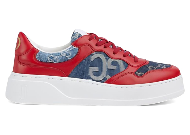 Gucci GG Sneaker 'Red Blue Denim' 739285-AABYX-6441