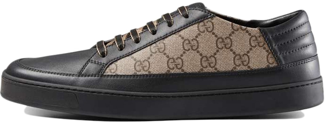 GUCCI 古馳 拼接休閒板鞋 棕黑 Buy GUCCI 古馳 拼接休閒板鞋 棕黑