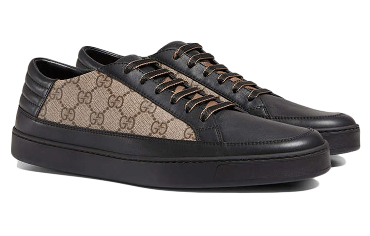 Order GUCCI 古馳 拼接休閒板鞋 棕黑