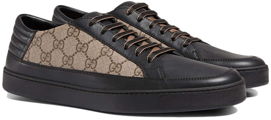GUCCI 古馳 拼接休閒板鞋 棕黑 Order GUCCI 古馳 拼接休閒板鞋 棕黑