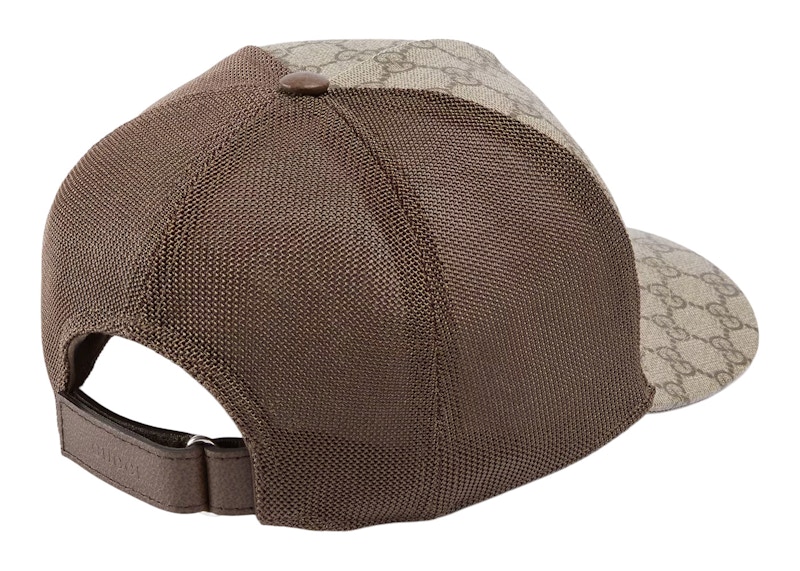 Order グッチ GGスプリーム ベースボールキャップ ベージュ/エボニー