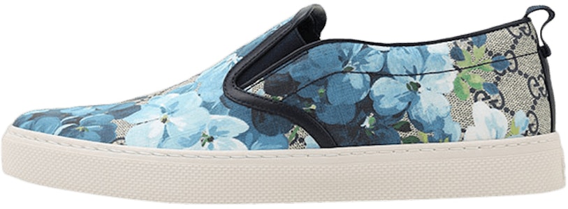 グッチ GGスプリーム 花柄スリッポン (ブルー) 546152-KU2E0-8471 Buy グッチ GGスプリーム 花柄スリッポン (ブルー) 546152-KU2E0-8471