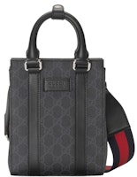 Gucci GG Supreme Canvas Tote Bag Black Gucci GG Supreme Canvas Tote Bag Black