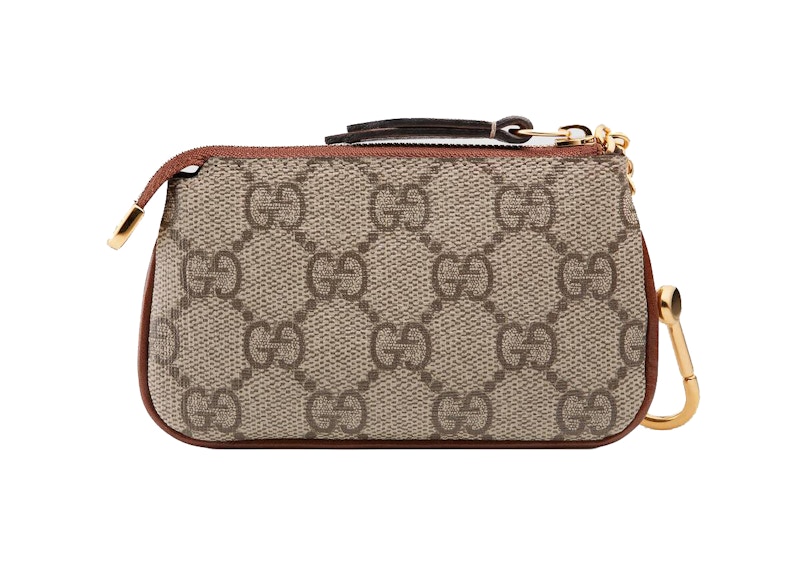 Order Gucci GG Supreme 钥匙包 米色/深褐色