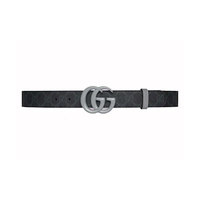 Gucci GG Supreme Monogram Belt Black/Grey