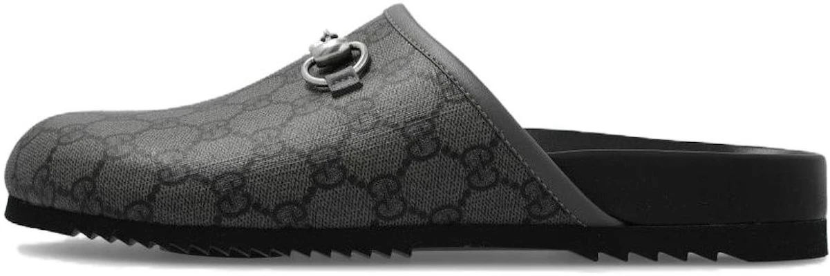 Gucci GG Supreme mule with Horsebit 'Grey Black' 738964-FABP9-8746 Buy Gucci GG Supreme mule with Horsebit 'Grey Black' 738964-FABP9-8746