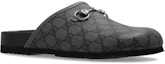 Lookbook Gucci GG Supreme mule with Horsebit 'Grey Black' 738964-FABP9-8746