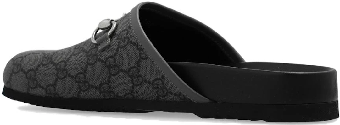 Gucci GG Supreme mule with Horsebit 'Grey Black' 738964-FABP9-8746 Shop Gucci GG Supreme mule with Horsebit 'Grey Black' 738964-FABP9-8746