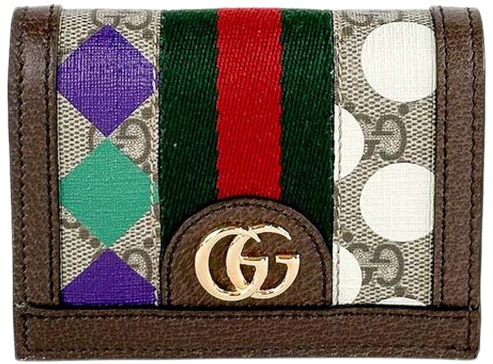 gucci-gg-supreme-ophidia-card-case-brown-multi
