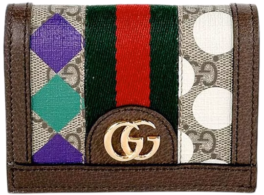 Gucci GG Supreme Ophidia Card Case Brown Multi Buy Gucci GG Supreme Ophidia Card Case Brown Multi