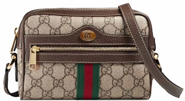 Gucci GG Supreme Ophidia Monogram Crossbody Beige/Ebony Gucci GG Supreme Ophidia Monogram Crossbody Beige/Ebony