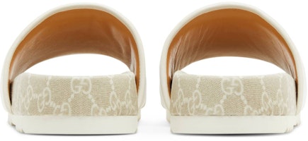 Sandal Gucci GG Supreme 'Putih' 699939-UIQ40-9061 Details for Sandal Gucci GG Supreme 'Putih' 699939-UIQ40-9061