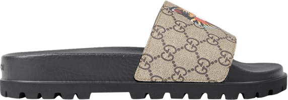 Gucci GG Supreme Slide 'Angry Cat' 474282-9A400-8919 Gucci GG Supreme Slide 'Angry Cat' 474282-9A400-8919