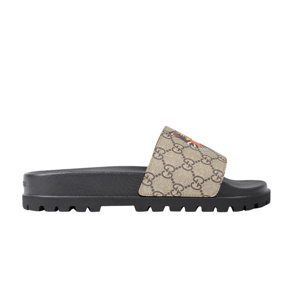 Gucci GG Supreme Slide 'Angry Cat' 474282-9A400-8919