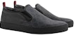 Gucci GG Supreme Slip-On 'Hitam' 407362-KWZK0-1082