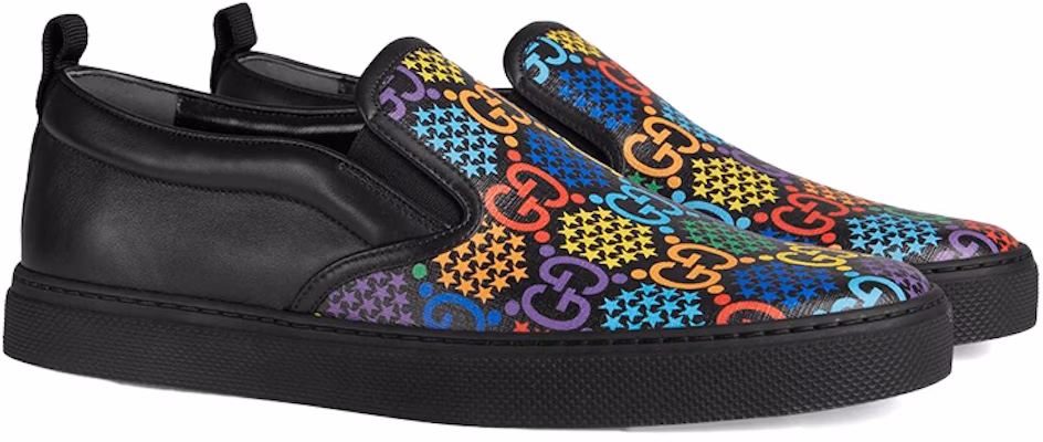 Gucci GG Supreme Slip-On 'Psychedelic - Black' 610080-H2010-1101 Order Gucci GG Supreme Slip-On 'Psychedelic - Black' 610080-H2010-1101