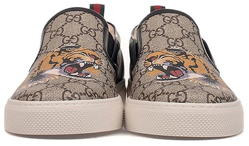 Gucci GG Supreme Slip-On 'Harimau' 456202-K5Z30-8979 Shop Gucci GG Supreme Slip-On 'Harimau' 456202-K5Z30-8979