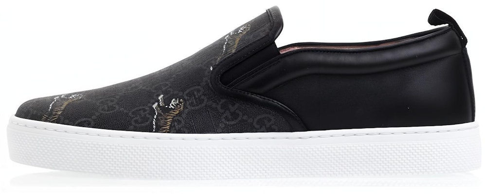 Gucci GG Supreme Slip-On 'Tigers' 407362-G0K10-1101 Buy Gucci GG Supreme Slip-On 'Tigers' 407362-G0K10-1101