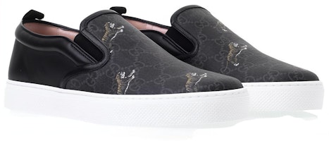 Gucci GG Supreme Slip-On 'Harimau' 407362-G0K10-1101 Order Gucci GG Supreme Slip-On 'Harimau' 407362-G0K10-1101