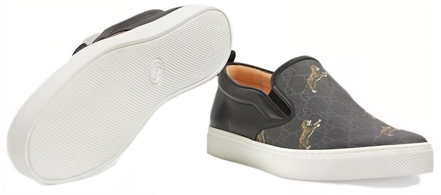 Gucci GG Supreme Slip-On 'Tigers' 407362-G0K10-1101 Purchase Gucci GG Supreme Slip-On 'Tigers' 407362-G0K10-1101