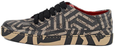 Gucci GG Supreme Sneaker Caleido 'Black Beige' 407343-KVW809786 Gucci GG Supreme Sneaker Caleido 'Black Beige' 407343-KVW809786