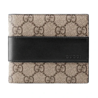 Gucci GG Supreme Wallet Beige/Ebony