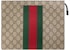 Gucci GG Supreme Web Pouch Beige/Ebony