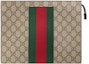Buy Gucci GG Supreme Web Pouch Beige/Ebony