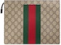 Order Gucci GG Supreme Web Pouch Beige/Ebony