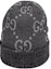 Buy Gucci GG Wool Hat Black/Dark Grey