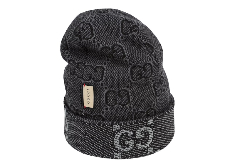 Order Gorro Gucci GG de Lana Negro/Gris Oscuro