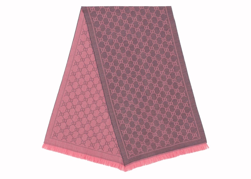 Buy Gucci GG 石墨色羊毛圍巾