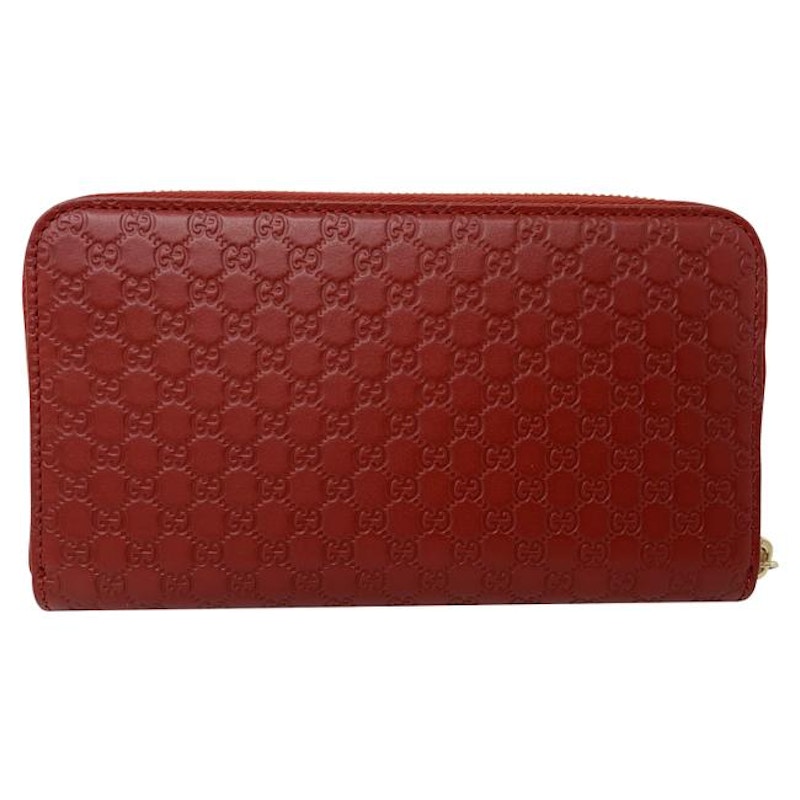 Order グッチ GG ジップ クラッチ マイクロ グッチシマ レッド