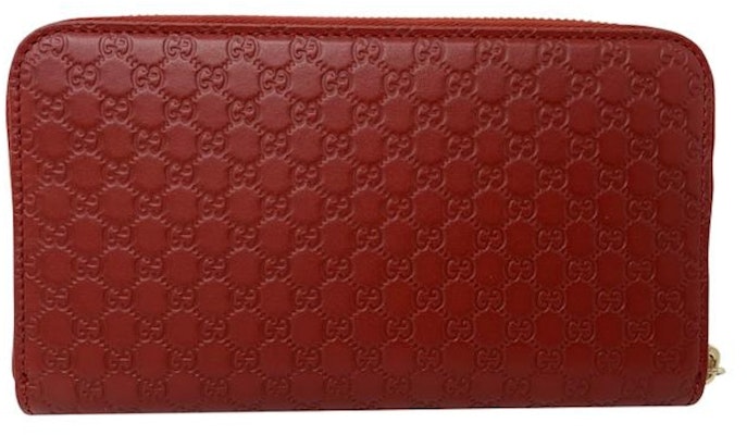 Gucci GG Zip Clutch Micro Guccissima Red Order Gucci GG Zip Clutch Micro Guccissima Red