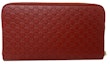 Order Gucci GG Zip Clutch Micro Guccissima Red