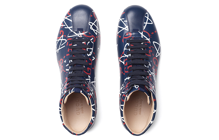 Lookbook Gucci Ghost Hi Top 'Biru Agata' 448480-DSV30-4185