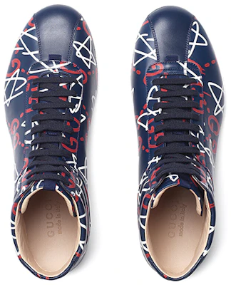 Gucci Ghost Hi Top 'Biru Agata' 448480-DSV30-4185 Lookbook Gucci Ghost Hi Top 'Biru Agata' 448480-DSV30-4185