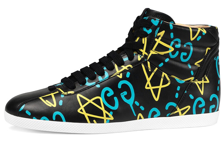 Gucci Ghost High 'Star Print Black' 448482-DSV30-1075