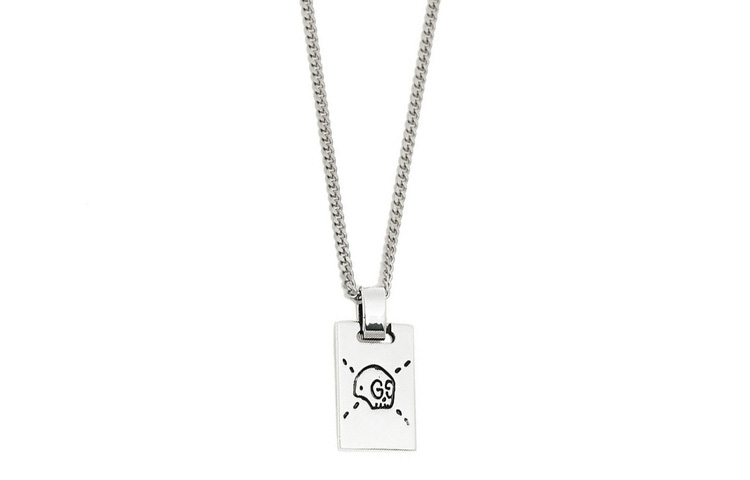 GUCCI Ghost Pendant 925 Silver Unisex Necklace for Couples 455315-J8400-0701 圖 3