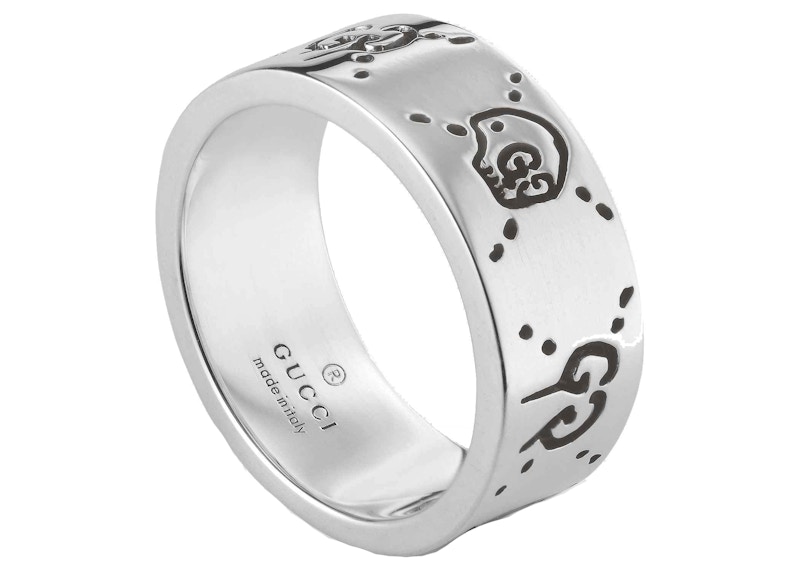 Order グッチ ゴースト スカル リング シルバー