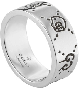 Anillo de Plata Gucci Ghost Skull Order Anillo de Plata Gucci Ghost Skull