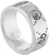 Gucci Ghost Skull Ring Silver